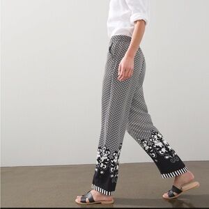 Chico’s Geometric-Print Wide-Leg Pants